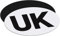 Tech Traders ® Magnetic GB Plate Sticker, 2 Pack