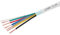 InstallerCCTV 22 AWG 6 Conductors Shielded Security Alarm Wire Cable, Riser Alarm Control Cable, 86ft Spool Full Copper for Fire/Sound/Security Burglar Station Wire Security