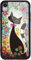 MAYCARI for iPhone XR Case Color Cat Pattern Design Hard Back Case with Soft TPU Bumper for Girls Children Women Protective Phone Case for iPhone XR
