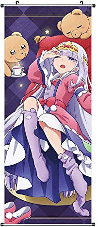 CosplayStudio Sleepy Princess in the Demon Castle Rollbild | Kakemono aus Stoff | Poster 100x40cm | Motiv: Aurora Suya Rhys