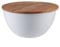 Riess Ambiente Handgefertigter Couchtisch Orient Storage 60cm weiß im Classic Hammerschlag Design Akazie mit Stauraum