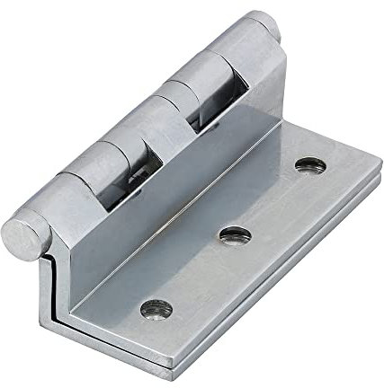 TIMCO Cranked Ball Race Hinges - Solid Brass - Polished Chrome