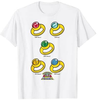 Captain Planet Rings of Power T-Shirt