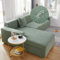 Sofa überzug L Form Wasserdicht,2 Stück Couch überzug Ecksofa L Form Rechts Links, Jacquard Chaiselongue Sofa Schonbezug ,Sofabezug Sofahusse Couchbezug für Sektionssofa (GreenA, 4seats+4seats)