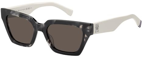 Sonnenbrillen TOMMY HILFIGER TH 2101/S TCB BLACK WHITE HAVANA 52/19/140 Damen