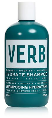 VERB® Hydrate Shampoo Cleanses Dry and Frizzy Hair to Reduce Frizz and Add to Moisture Hair, 12 oz