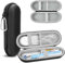 SoundZero Elektrische Zahnbürste Reise-Etui, Zahnbürstenhalter Behälter Travel Case (Schwarz und Unisex)