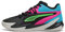 PUMA Unisex Dagger Basketballschuh, Black-Fluro Pink PES, 41 EU