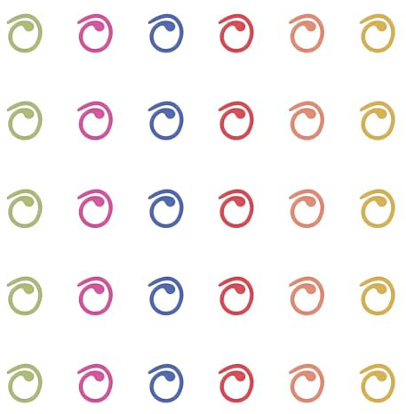 Molain 30 Stück Maschenmarkierer, Zinklegierung maschenmarkierer häkeln 6 Farben Gemischt Ring Stitch Marker Maschenmarkierer Stricken zum Nähen Stricken Häkeln Heimwerken