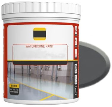 Generic Peinture de sol antidérapante pour béton intérieur et extérieur, 100 ml (gris moyen)