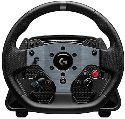 Logitech G PRO Racing Wheel - Steering Wheel for PC, PS4, PS5, Direct Drive 11 Nm Force, Ultra-Realistic Feedback, Magnetic Gear Shift Paddles, Dual Clutch, PRO Button Layout - Black