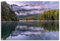 ARTLAND Wanddeko Leinwand Bilder Wandbild 60x40 cm Natur Idyll See Eibsee Alpen Berge Zugspitze Sommer Bayern U5HX