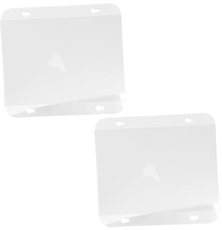 BUGUUYO 2pcs Acrylic Suction Cup Sign Holder Frame Stand for Open Sign Wall Mount Display Stand