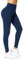Enjoyoga Leggings Damen High Waist [mit Innentasche] -Blickdicht Sporthose Laufhose für Sport Yoga Gym -05(XXL, Blau)