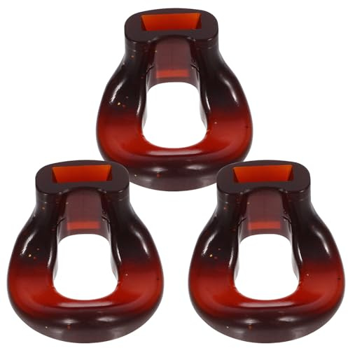 Baluue Boquilla de Flauta Duradera de Resina 3 Piezas para Principiantes, Cabezal de Repuesto Compacto para Instrumentos de Viento, Accesorio Portátil para Tocar y Soplar Flauta en