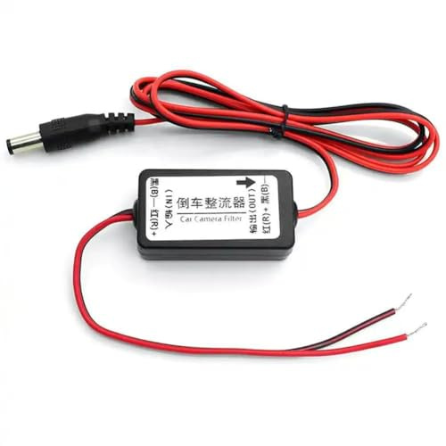 VOBOR 12 V DC-relä, bilfilter likriktare, bil bakkamera kraftreläkondensator, omvänd backup parkeringsplats kamera kraftmottagare