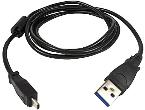 HQRP Câble USB/Cordon de Transfer pour Appareil Photo numérique Kodak EASYSHARE Z812 is / Z8612 is / Z885 / Z915 / Z980 + HQRP Protecteur d'ecran LCD