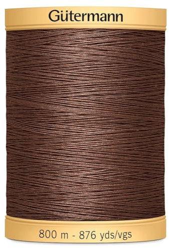 Gutermann Natural Cotton 800m 2724 Dusky Burgundy