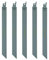 5x Saxton 225mm Reciprocating Sabre Saw Blades R922BF fits Bosch, Dewalt Makita