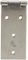 August Vormann, Tischband breit Edelstahl matt 160 x 37 x 1.5 mm, 48548