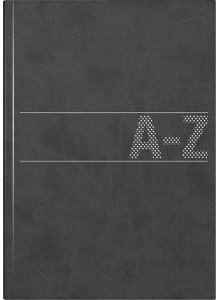 Brunnen 4 x Adressbuch A5 schwarz Virando