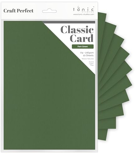 Craft Perfect Card A4, Fern Green