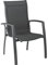 Kettler Legato Curve Stapelsessel, anthrazit, Alu/Textilene, 0302302-7000, stapelbar