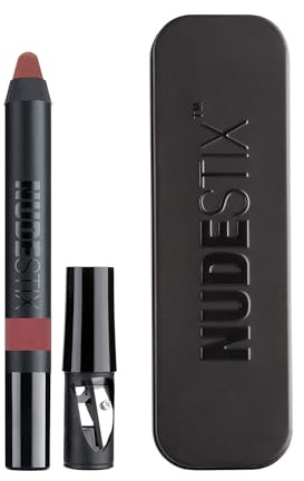 NUDESTIX Intense Matte Lip + Cheek Purity – Lippenstift Stift & Lipliner – Matt, Langanhaltend & Wasserfest – Lippen & Wangen Farbe Rosé 2.8g