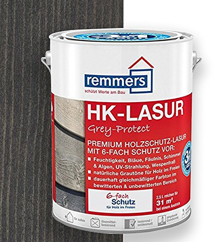 Remmers Aidol HK-Lasur Grey Protect (10 l, anthrazitgrau)