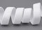 finemark Elastisches Samtband Weiss (401) 1 m x 16 mm METERWARE Stretch Velour extrem dehnbar einseitig Samt 20% Elasthan zum nähen