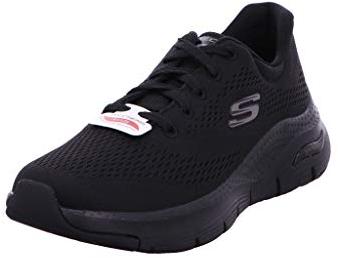 Skechers Women's Arch Fit Big Appeal Sneaker,Black Mesh / Trim,7 UK