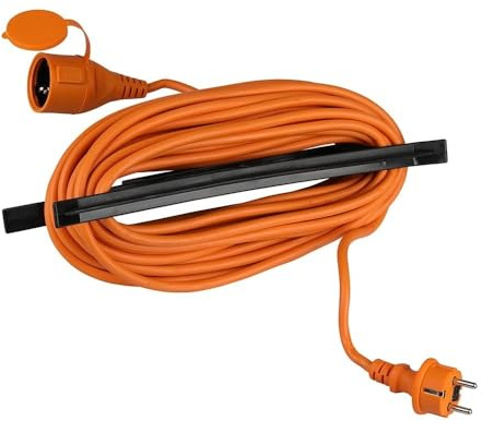 Hochleistungsverlängerungskabel - Orange&Schwarz - IP44-15m Kabel