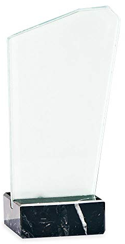 Trofeos Martínez - Trofeo in metacrilato Stampato a Colori, Personalizzabile con Base Marmo.