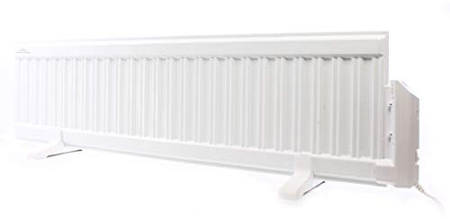 Elpe Paneelheizkörper Elektroheizung Ölradiator Flächenheizkörper Wandheizung Inkl. Standfüßen energiesparend Premium LCD mit Radiator NEU 600W 114 cm x 30 cm