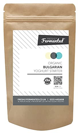 Freshly Fermented - Organic Certified Freeze Dried Yoghurt Culture, Bulgarian Style