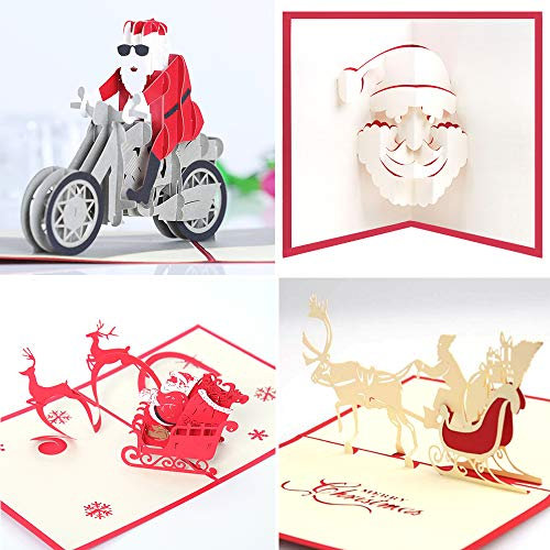 Coohom 3D Pop Up Weihnachtskarte, kreative dreidimensionale Grußkarte