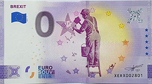 0-Euro-Schein Brexit (2021-1) - Souvenirschein Null Euro € Sammler