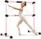 DREAMADE Ballettstange freistehend aus Eisen, Stretch Barre, Doppelte Stange höhenverstellbar, Ballett Barre, für Kinder & Erwachsene, für Professionelle Tanz- und Bewegungstraining (Pink)
