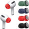 WUZUN 4 Paar Ohrstöpsel für Airpods Pro mit Rauschunterdrückungsloch, rutschfestes weiches Silikon für Apple Airpod Pro Ersatz-Ohrstöpsel passen in die Ladehülle (Schwarz/Blau/Rot/Grün)