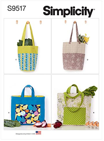 Simplicity SS9517OS Shopping Bags OS One Size Only
