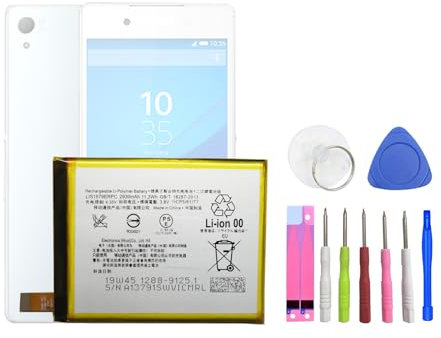 HIGH BATTERY HIGHAKKU Batterie de Remplacement LIS1579ERPC Compatible avec Sony Xperia Z4 / Z3 Plus & Sony Xperia C5 Ultra Mobile avec Outils
