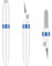 HORJOR Kit Nettoyage Airpods, Gadget Portable pour Nettoyeur Airpods, 4 en 1 Brosse de Nettoyage des écouteurs Bluetooth pour Airpods 1/ Airpods 2 / Airpods 3 / AirPods Pro/iPod