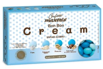 Confetti Maxtris, Bon Bon Cream Sfumato Azzurro, 900 g