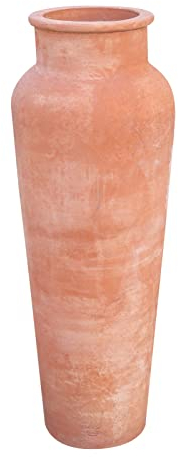 Biscottini Anfora vaso decorativo da interno L42xPR42xH90 - Decorazioni casa - Vaso per piante da interno - Vasi decorativi interno moderni - Fioriera da esterno