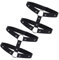 2 Stück Leder Bein Strumpfband Schwarz Verstellbares Strumpfband Doppellagiges Gothic Oberschenkel Strumpfband Anti Rutsch Clip Damen Halloween Rave Karneval Cosplay Party Zubehör