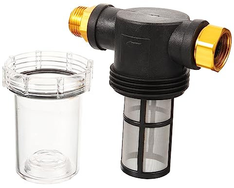MERRYHAPY Hochdruckschlauchfilter Waschwasserfilter Hochdruckreiniger Einlassfilter Zum Waschen Sedimentfilter Für Den Garten Praktischer Wasserfilter Edelstahlfilter Sauber Blinddarm