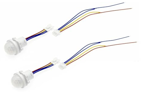 JZK 2x AC 110-220V PIR motion sensor module, pir infrared motion sensor detector switch for led lighting, pir sensor for ceiling light/downlight, light sensor module