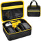 Impact Driver Bag Case Compatible with DEWALT 20V MAX XR DCF900P1 DCF900B DCF891B DCF961B DCF899B Cordless Wrench Kit, Carring Holder Fits for Milwaukee/for Ryobi Impact Gun(Box Only)-Yellow Zipper