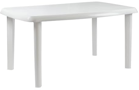 THINIA HOME Mesa de Resina Oval/Rectangular 140x85x72cm