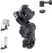 PGYTECH CapLock Rückspiegelhalterung, Aluminiumlegierungshalterung für Insta360 Ace Pro 2/X5/X4, 360° Kugelkopf mit 1/4Schraube für GoPro Hero/DJI Osmo Pocket/Action 5 Pro/AKASO Action-Kamera-Zubehör